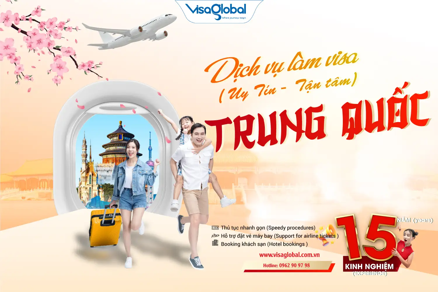 Dịch vụ làm visa Trung Quốc trọn gói